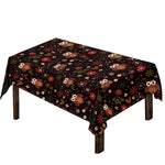 Cute Owl Print Tablecloth