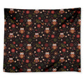 Cute Owl Print Tapestry