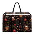 Cute Owl Print Utility Tote Bag