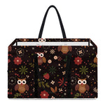 Cute Owl Print Utility Tote Bag