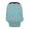Cute Panda And Balloon Pattern Print Baby Seat Cover