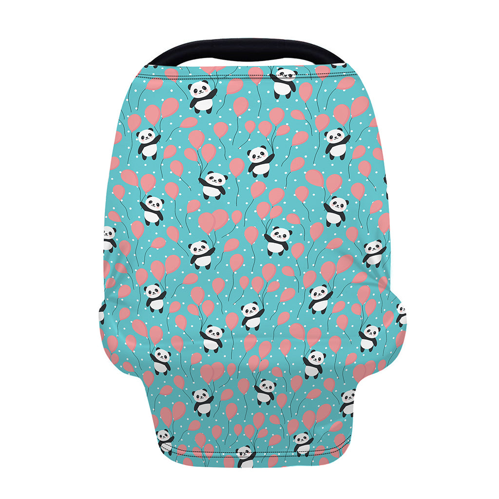 Cute Panda And Balloon Pattern Print Baby Seat Cover