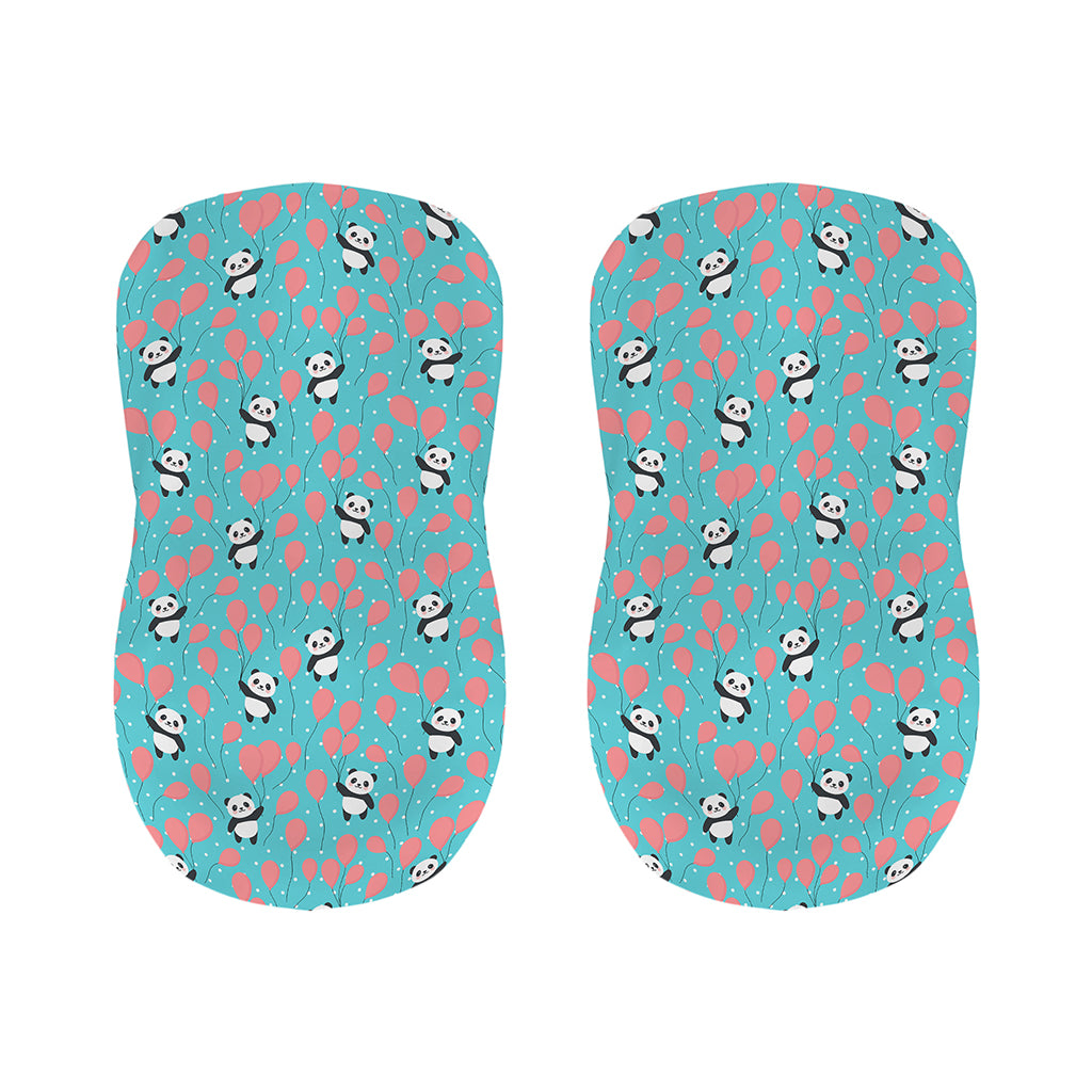 Cute Panda And Balloon Pattern Print Bar Stool Covers