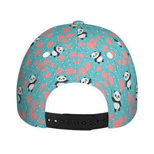 Cute Panda And Balloon Pattern Print Baseball Cap