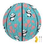 Cute Panda And Balloon Pattern Print Basketball