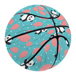 Cute Panda And Balloon Pattern Print Basketball