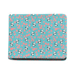 Cute Panda And Balloon Pattern Print Bifold Wallet