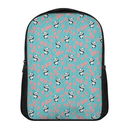 Cute Panda And Balloon Pattern Print Casual Backpack