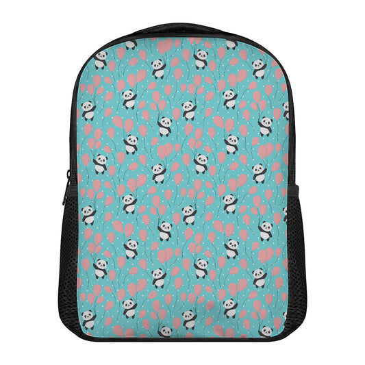 Cute Panda And Balloon Pattern Print Casual Backpack