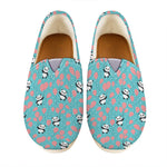Cute Panda And Balloon Pattern Print Casual Shoes