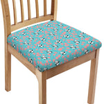 Cute Panda And Balloon Pattern Print Chair Cushion Cover