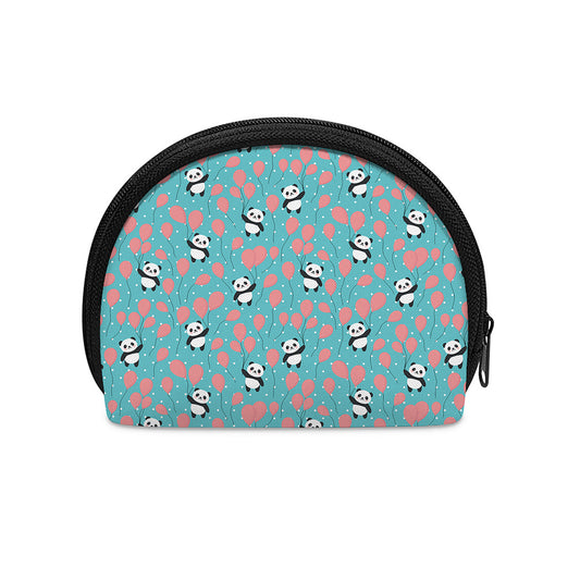 Cute Panda And Balloon Pattern Print Coin Purse