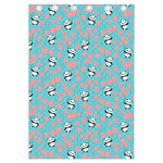 Cute Panda And Balloon Pattern Print Curtain