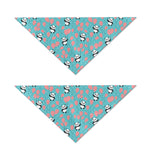 Cute Panda And Balloon Pattern Print Dog Bandana