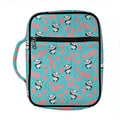 Cute Panda And Balloon Pattern Print Front Pocket Bible Bag
