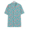 Cute Panda And Balloon Pattern Print Hawaiian Shirt