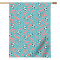 Cute Panda And Balloon Pattern Print House Flag