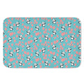 Cute Panda And Balloon Pattern Print Indoor Door Mat