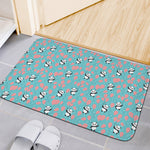 Cute Panda And Balloon Pattern Print Indoor Door Mat