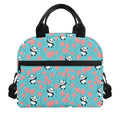 Cute Panda And Balloon Pattern Print Insulated Lunch Bag