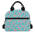 Cute Panda And Balloon Pattern Print Insulated Lunch Bag
