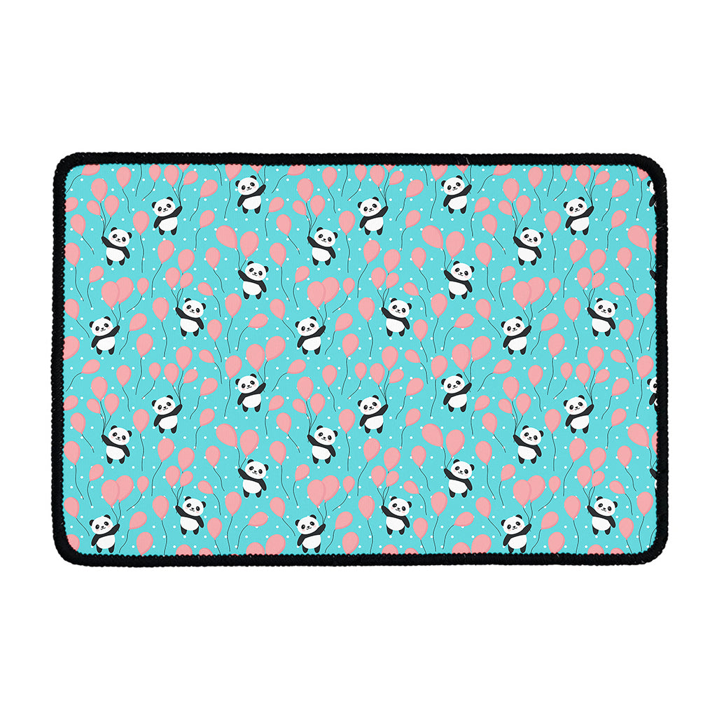 Cute Panda And Balloon Pattern Print Kitchen Mat