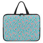 Cute Panda And Balloon Pattern Print Laptop Sleeve With Handle