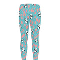 Cute Panda And Balloon Pattern Print Men's Leggings