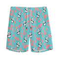 Cute Panda And Balloon Pattern Print Men's Athletic Shorts