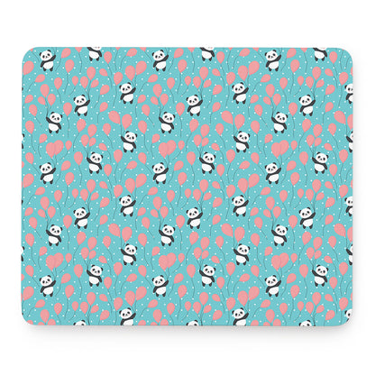 Cute Panda And Balloon Pattern Print Mouse Pad