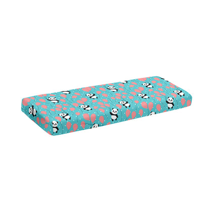 Cute Panda And Balloon Pattern Print Piano Keyboard Cover
