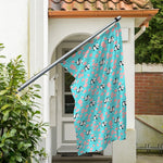Cute Panda And Balloon Pattern Print Polyester Flag