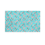 Cute Panda And Balloon Pattern Print Polyester Flag