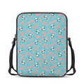 Cute Panda And Balloon Pattern Print Rectangular Crossbody Bag