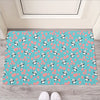 Cute Panda And Balloon Pattern Print Rubber Doormat