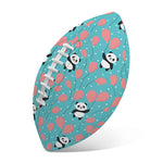 Cute Panda And Balloon Pattern Print Rugby Ball