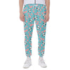 Cute Panda And Balloon Pattern Print Scuba Joggers