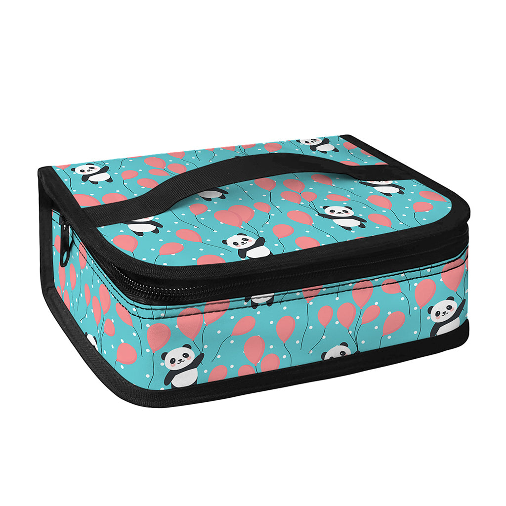 Cute Panda And Balloon Pattern Print Small Lunch Bag