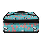 Cute Panda And Balloon Pattern Print Small Lunch Bag