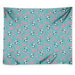 Cute Panda And Balloon Pattern Print Tapestry