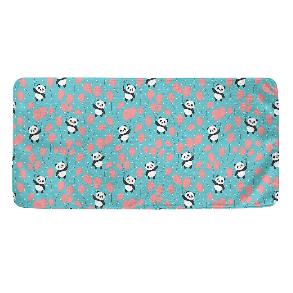 Cute Panda And Balloon Pattern Print Towel