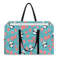 Cute Panda And Balloon Pattern Print Utility Tote Bag
