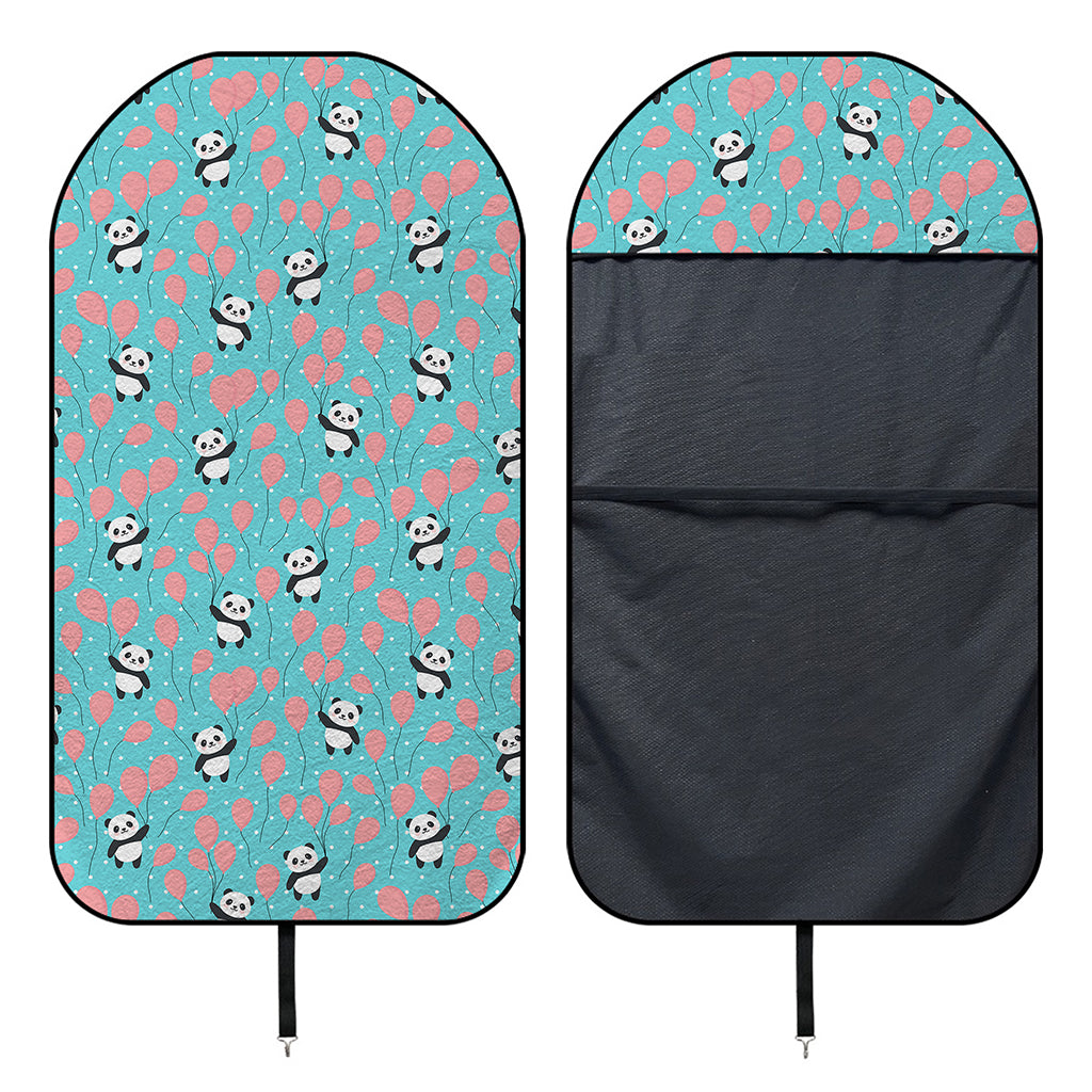 Cute Panda And Balloon Pattern Print Waterproof Car Seat Cover