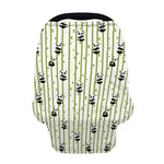 Cute Panda And Bamboo Pattern Print Baby Seat Cover