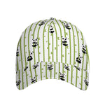 Cute Panda And Bamboo Pattern Print Baseball Cap