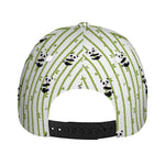 Cute Panda And Bamboo Pattern Print Baseball Cap