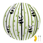 Cute Panda And Bamboo Pattern Print Basketball