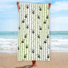 Cute Panda And Bamboo Pattern Print Beach Towel