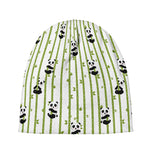 Cute Panda And Bamboo Pattern Print Beanie