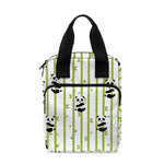 Cute Panda And Bamboo Pattern Print Bible Tote Bag